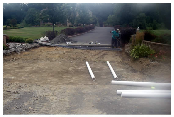 Longford Before, During & After Driveways Construction