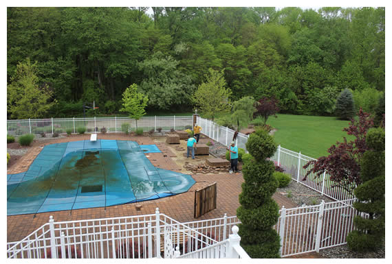 Longford Before, During & After Poolscapes Construction