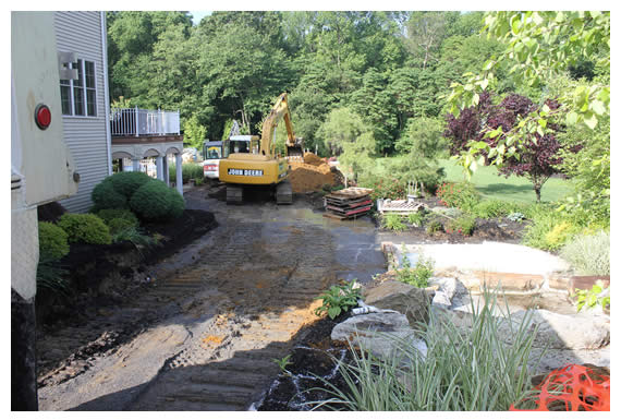 Longford Before, During & After Poolscapes Construction