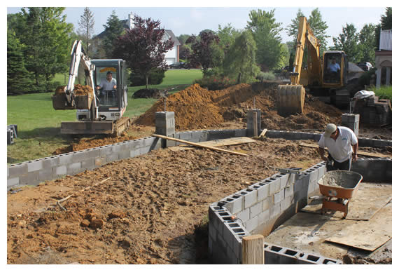 Longford Before, During & After Poolscapes Construction