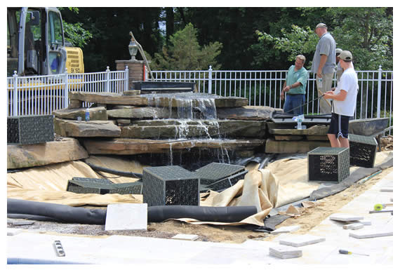 Longford Before, During & After Poolscapes Construction