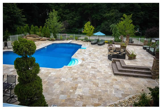 Longford Before, During & After Poolscapes Construction