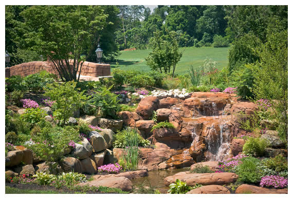 Longford Before, During & After Water Features Construction