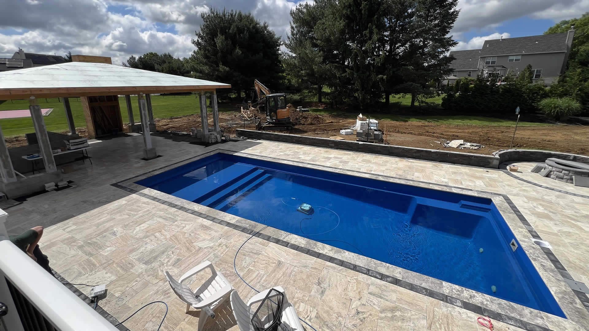 Howell Pool Installation by Longford