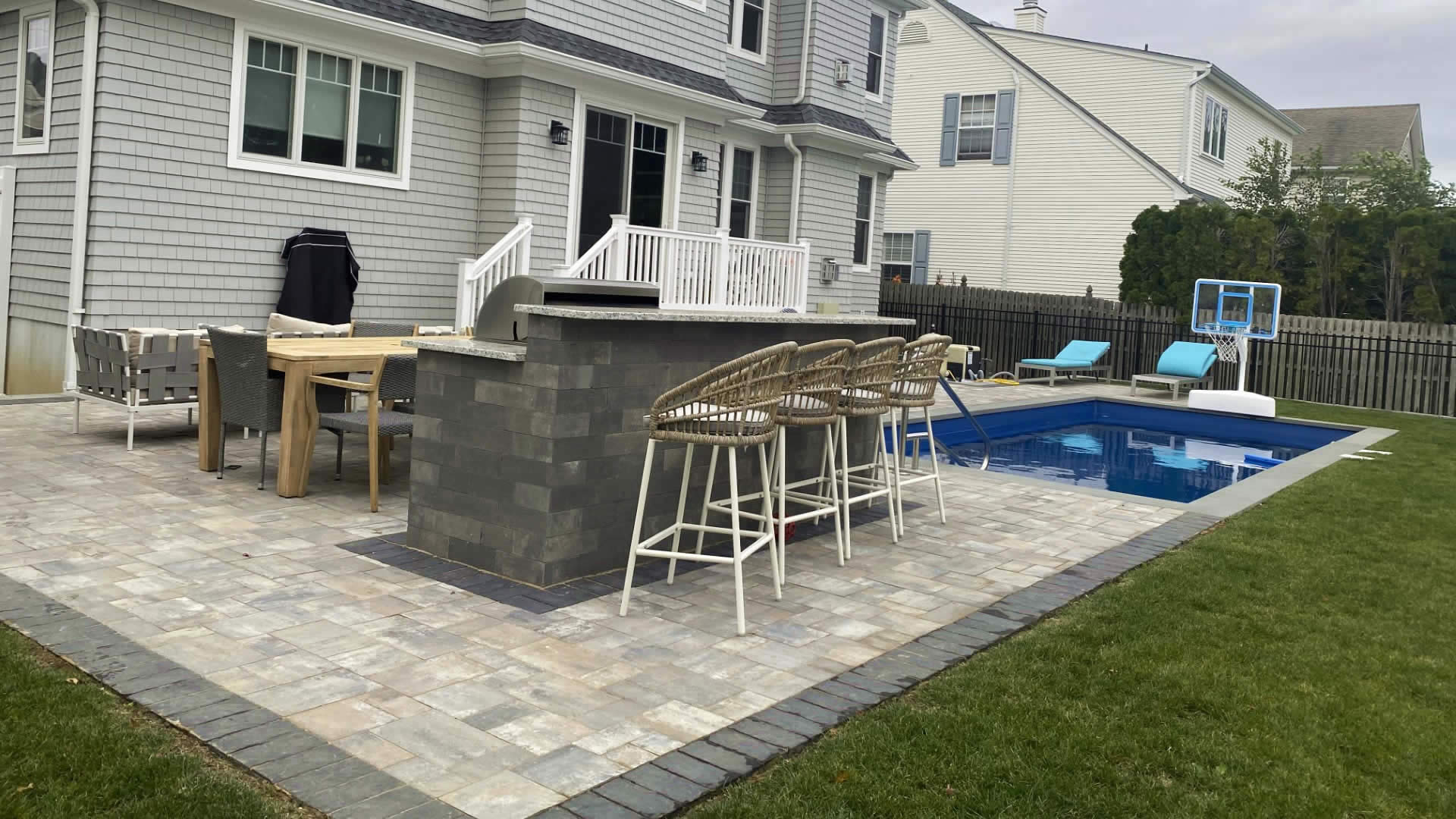 Lavallette Pool Installation by Longford