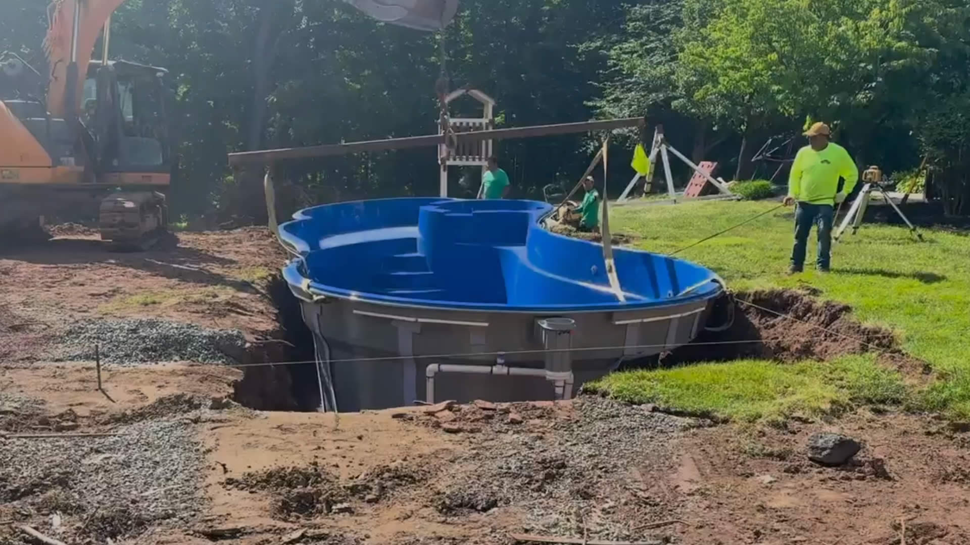 Long Beach Island Pool Installation by Longford