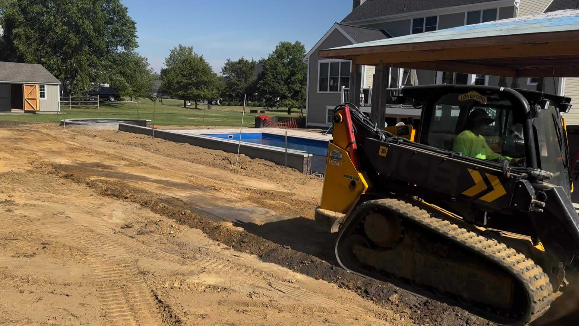 Seaside Park Pool Installation by Longford