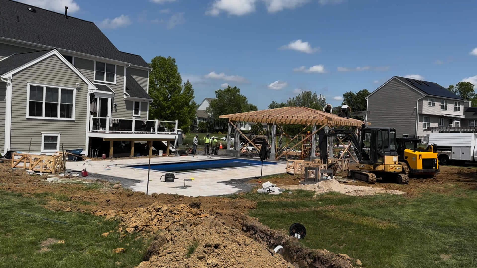 West Long Branch Pool Installation by Longford